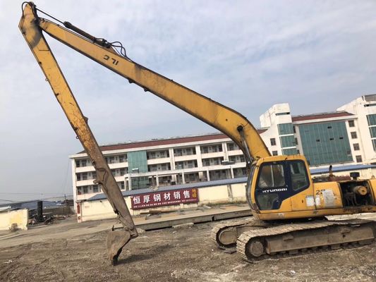 μέγεθος 21M παπουτσιών 600mm μακριά βραχιόνων μηχανή εκσκαφέων της Hyundai χρησιμοποιημένη R210-5D προμηθευτής