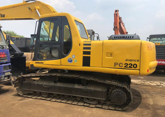 Ανώτατη ακτίνα 9.09m σκαψίματος παλαιοί KOMATSU εκσκαφείς 22000kgs PC220 προμηθευτής