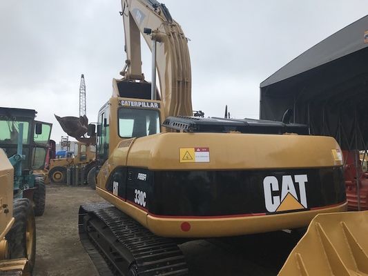 0.6Ton ανώτατο ύψος 5780mm σκαψίματος χρησιμοποιημένοι γάτα εκσκαφείς αντιολισθητικών αλυσίδων 330C προμηθευτής