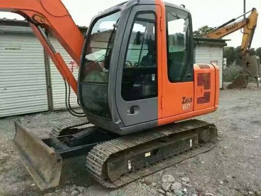 ZX60 μίνι χρησιμοποιημένος Hitachi κάδων 0.3m3 εκσκαφέας ικανότητας 6Ton προμηθευτής
