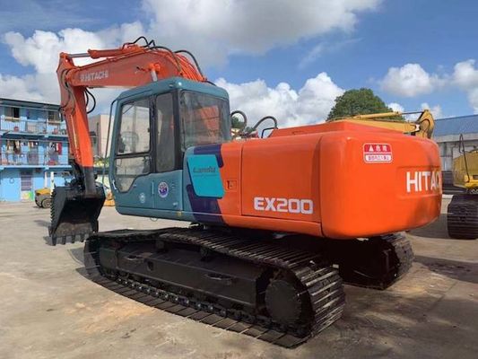 Χρησιμοποιημένος Hitachi εκσκαφέας ωρών απασχόλησης 4074h 0.8cbm ex200-3 προμηθευτής