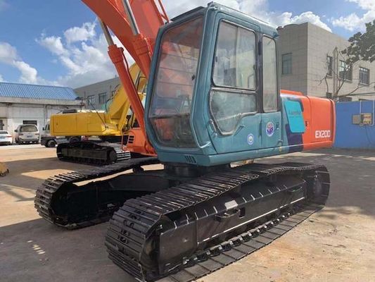 Χρησιμοποιημένος Hitachi εκσκαφέας ωρών απασχόλησης 4074h 0.8cbm ex200-3 προμηθευτής