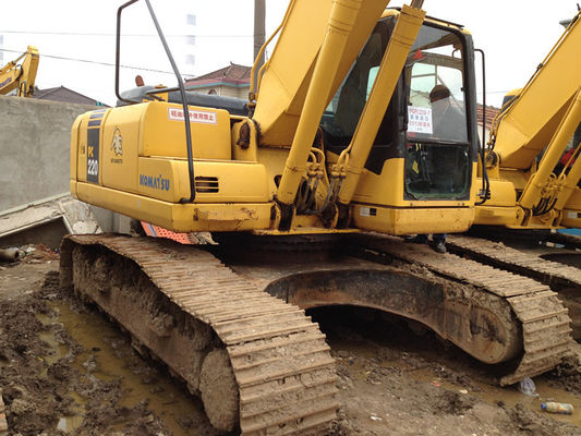 Βάρος 22T KOMATSU κάδων 1m3 pc220-7 χρησιμοποιημένοι μίνι Diggers προμηθευτής