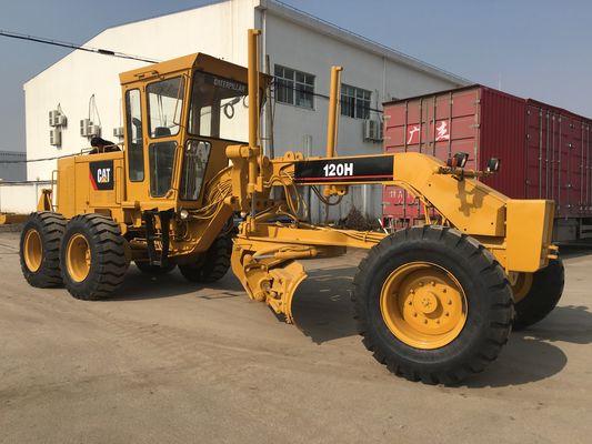 10.3L χρησιμοποιημένο γκρέιντερ μηχανών μετατοπίσεων 21000kg Caterpillar 120H προμηθευτής