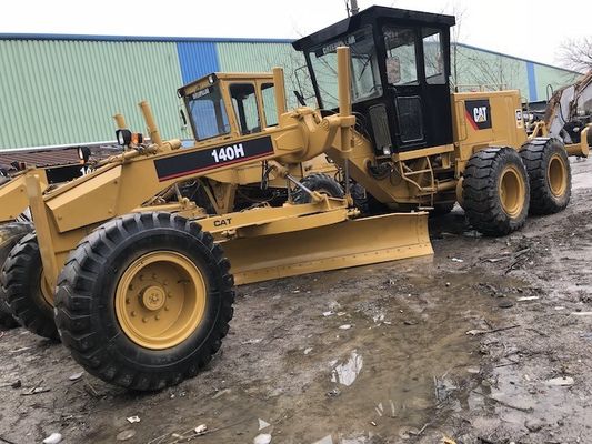 Ανώτατη δύναμη 185HP 6 παλαιό γκρέιντερ μηχανών του Caterpillar 140H κυλίνδρων προμηθευτής