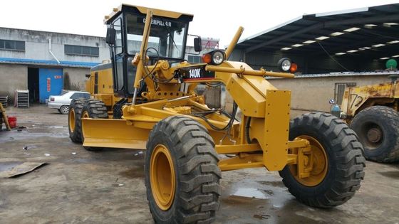 7.2L χρησιμοποιημένο γκρέιντερ μηχανών μετατοπίσεων 17510kg Caterpillar 140K προμηθευτής