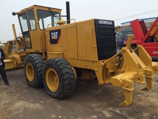 Χρόνος απασχόλησης του Caterpillar 140H 1200h 6 παλαιά οδικά γκρέιντερ κυλίνδρων προμηθευτής