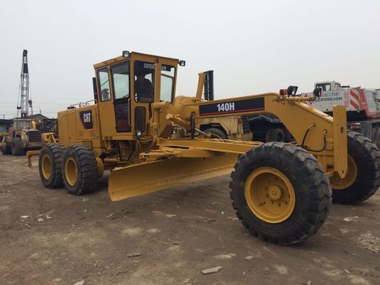 Χρόνος απασχόλησης του Caterpillar 140H 1200h 6 παλαιά οδικά γκρέιντερ κυλίνδρων προμηθευτής