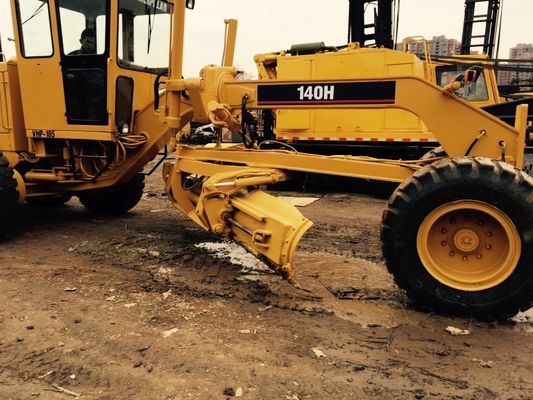Χρόνος απασχόλησης του Caterpillar 140H 1200h 6 παλαιά οδικά γκρέιντερ κυλίνδρων προμηθευτής