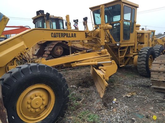 134.2kw ανώτατο γκρέιντερ μηχανών δύναμης 18440kg Caterpillar χρησιμοποιημένο 14G προμηθευτής