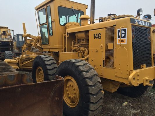 134.2kw ανώτατο γκρέιντερ μηχανών δύναμης 18440kg Caterpillar χρησιμοποιημένο 14G προμηθευτής