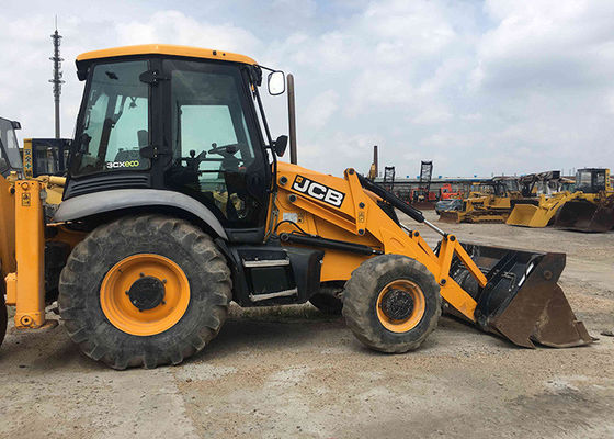 1m3 κάδος 2011 JCB 3CX δεύτερος έτους 72kw οδικός κύλινδρος χεριών προμηθευτής