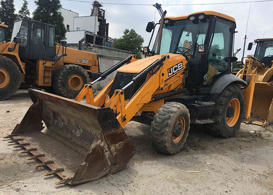 1m3 κάδος 2011 JCB 3CX δεύτερος έτους 72kw οδικός κύλινδρος χεριών προμηθευτής