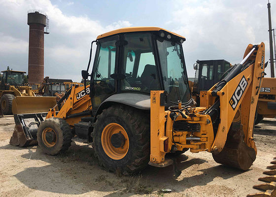 1m3 κάδος 2011 JCB 3CX δεύτερος έτους 72kw οδικός κύλινδρος χεριών προμηθευτής