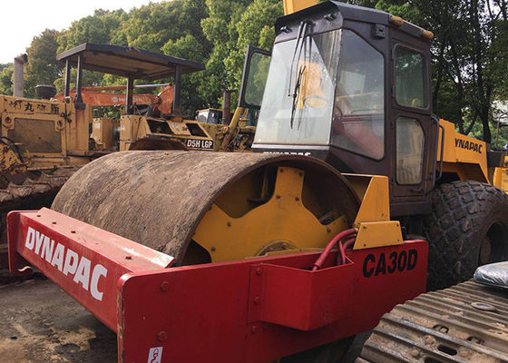 10HP δύναμη 11000kg χρησιμοποιημένος CA30 οδικός κύλινδρος Dynapac 2008 έτους προμηθευτής
