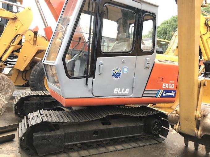Diggers Hitachi από δεύτερο χέρι ταχύτητας 5km/H ex60-1 6000kg 0.3CBM 0