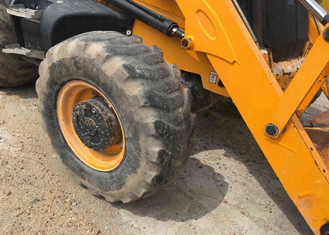 1m3 κάδος 2011 JCB 3CX δεύτερος έτους 72kw οδικός κύλινδρος χεριών 1